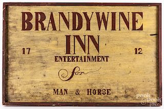 Painted Brandywine Inn sign