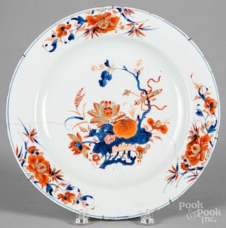 Chinese export porcelain Imari palette charger