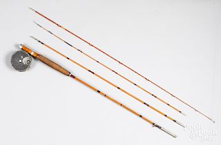 Three-part bamboo fly rod, etc.