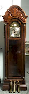 A Howard Miller Tall Case Clock, Height 68 inches.