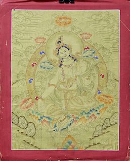 Figural Tibetan Thangka