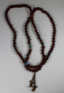 Tibetan Buddhist Mala Prayer Beads