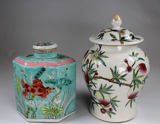 (2) Vintage Chinese Jars