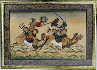 Painting of Mongolian Battle Scene