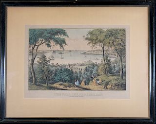 "The Narrows, New York Bay" Currier & Ives