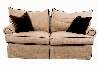 A Contemporary Upholstered Sofa, 20th Century.