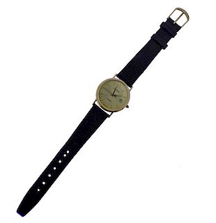 Geneve 14k Gold Quartz Watch 