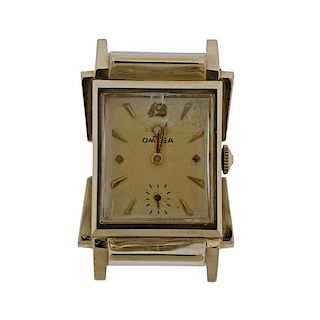 Vintage Omega 14K Gold Manual Wind Watch