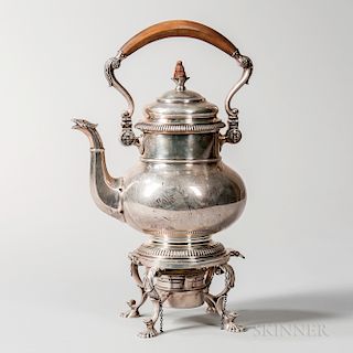 Gorham Sterling Silver Kettle-on-stand