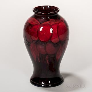Moorcroft Pottery Wisteria Design Flambe Vase