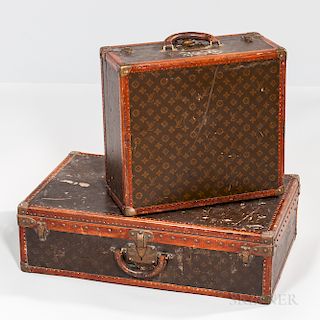 Two Louis Vuitton Suitcases