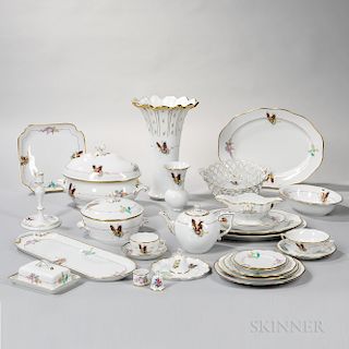 145 Pieces of Herend Porcelain Tableware
