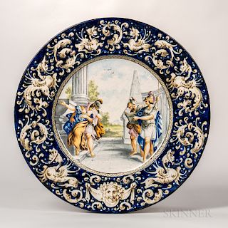 Maiolica Earthenware Charger