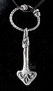 Viking Silver Thor's Hammer Pendant, 14.5 g