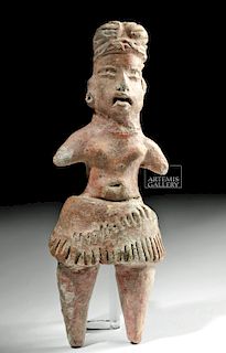 Olmec Tlapacoya Pottery Standing Female Figure