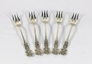 Reed and Barton Sterling Silver Cocktail Forks