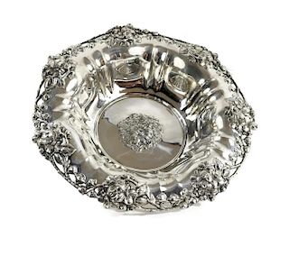 Antique English Sterling Silver Vegetable Bowl