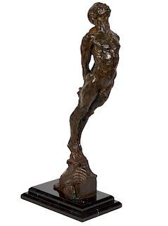 Richard MacDonald 'I Am' Bronze Sculpture