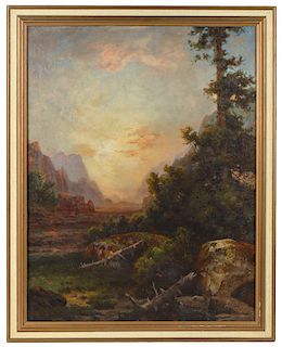 Robert Atkinson Fox Oil Painting on Canvas