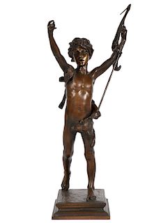 Jules Lafrance 19th Century Bronze Figure