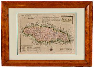 Antique Map of 'The Island of Jamaica'