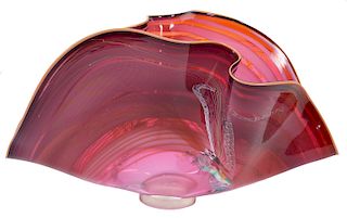 Chris Hawthorne Sculptured Art Blown Glass