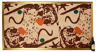 Style of Jean Miro Large Tapestry