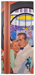 George Torjussen Large Painting of Bogart