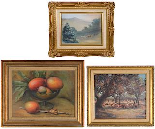 Three Helen Hollinger Paintings