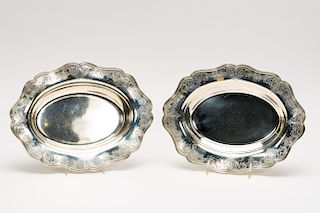 Pair, Shreve & Co. Sterling Serving Dishes