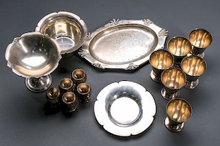Group, 15 Pieces of American Sterling Silver