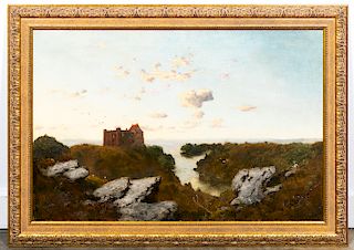 Edward Niemann British Seaside Castle Landscape