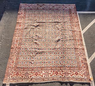 Hand Woven Turkish Nain Rug, 11' 6" x 8' 4"