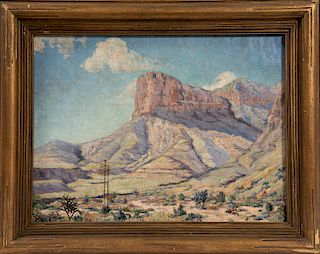 Camille Smith, Oil on Canvas Panel, El Capitan