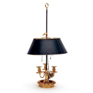 Neoclassical French Ormolu Bouilotte Lamp