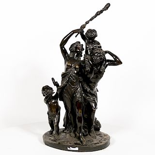After Clodion, Bronze Figural Sculpture