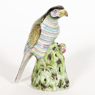 18th/19th C. Chinese Export Porcelain Parrot