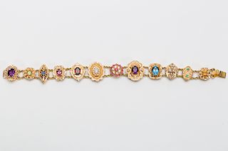 Richard Glatter "Victorian Designs" Slide Bracelet