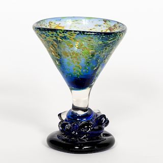 Samuel Herman Art Glass Roemer or Vase
