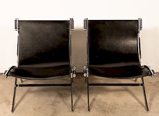 Pair, Antonio Citterio Chrome "Timeless Chairs"