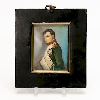 Guerin, Miniature Portrait of Napoleon in Uniform