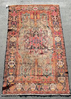 Hand Woven Karajeh Rug or Carpet, 10' 8" x 5' 4"