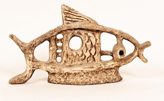 Van Hoople/Leroy Benjamin Ceramic Fish Sculpture