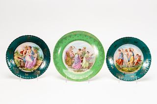 Three German/Austrian Mythological Cabinet Plates