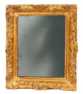 18th Century Louis XVI Gilt Wood Frame with Mirror