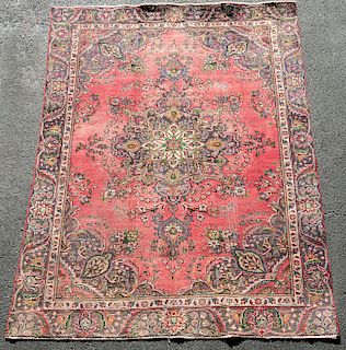 Hand Woven Tabriz Rug or Carpet, 8' 11" x 6'