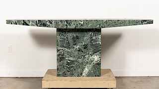 Green Marble Console Table