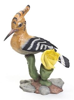 An American Bisque Porcelain Ornithological Figure, Boehm, Height 6 1/2 inches.