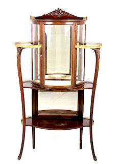 Ornate Victorian Glass Display Cabinet