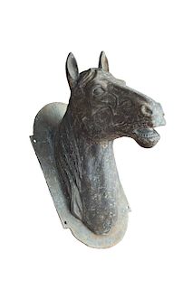 Vintage American Metal Horse Head